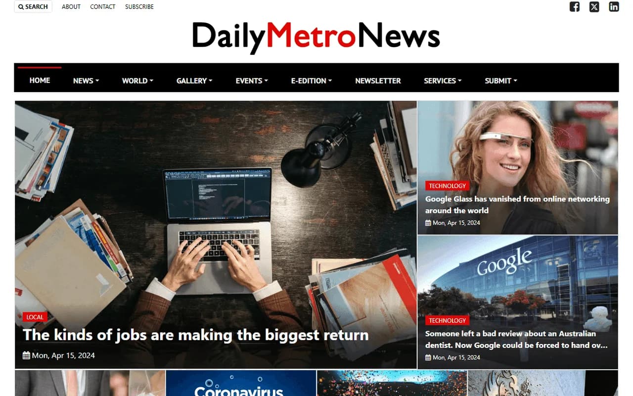 School Website Template