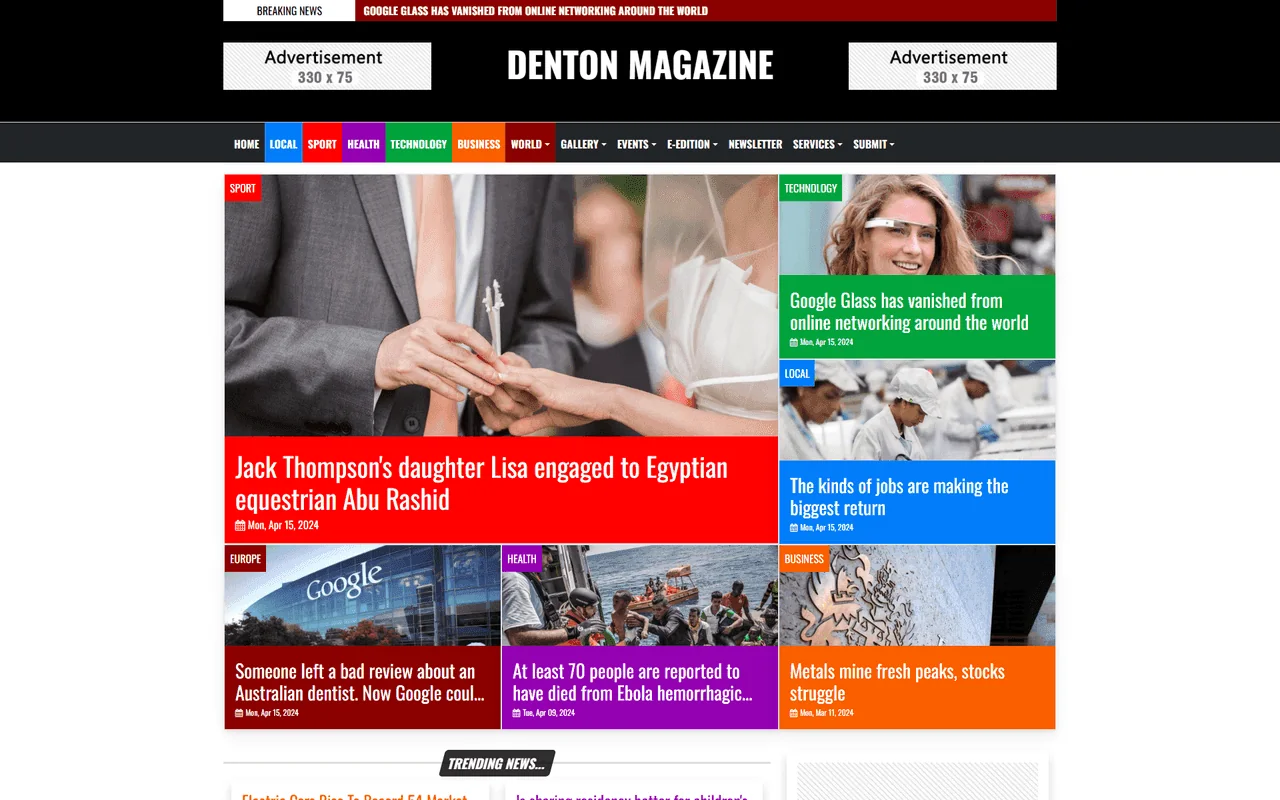 Preview of Template 134